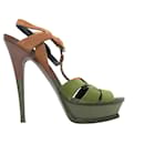 SAINT LAURENT Sandals T.EU 39 Suede - Saint Laurent