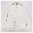 Eleventy White Quilted Down Jacket, Size 48 - Autre Marque