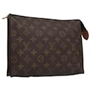 LOUIS VUITTON Monogram Poche Toilette 26 Pouch M47542 LV Auth BD382 - Louis Vuitton