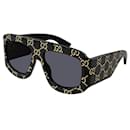 GUCCI - GG0983S - PRETO SÓLIDO BRILHANTE - ACETATO RECICLADO - Gucci