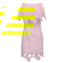 Maticevski Yellow Iridescent Lace Azalea Dress - Autre Marque