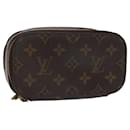 LOUIS VUITTON Monogram Trousse Brush PM Cosmetic Pouch M47510 LV Auth th5654 - Louis Vuitton