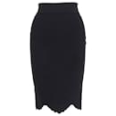 Alexander McQueen black knit pencil skirt - Alexander Mcqueen