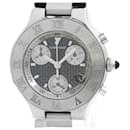 Cartier Must 21 Chronoscaph Steel Quartz Men's Watch