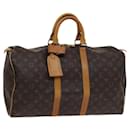 LOUIS VUITTON Monogram Keepall 45 Boston Bag M41428 LV Auth 115499 - Louis Vuitton