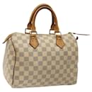 LOUIS VUITTON Damier Azur Speedy 25 Hand Bag N41534 LV Auth 114820 - Louis Vuitton