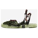 Brown suede espadrilles - size EU 38 (UK 5) - Aquazzura