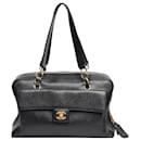 Black vintage 2003 caviar CC Timeless bag - Chanel
