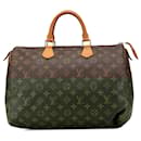 Louis Vuitton Brown Monogram Speedy 35