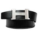 Hermes Black Constance Waist Belt - Hermès