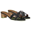 Hermes black oasis sandals - Hermès