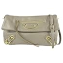 Balenciaga Shoulder Bag in Gray and Khaki
