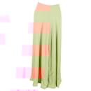  Galvan High-Waisted Maxi Skirt in Coral Polyester - Autre Marque