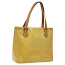 LOUIS VUITTON Monogram Vernis Houston Hand Bag Gris M91053 LV Auth bs22715 - Louis Vuitton
