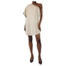 Cream Gloria one-shoulder sequin dress - size XS - Autre Marque