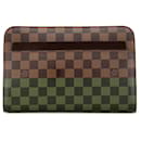 Pochette Saint Louis Damier Ebene Marrom Louis Vuitton