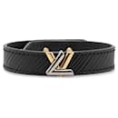 Louis Vuitton Black Epi Bicolor LV Twist It Bracelet