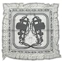 Hermes Carre 70 Brides de Gala Bandana Dot Ruffle Silk Scarf - Hermès