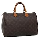 LOUIS VUITTON Monogram Speedy 35 Hand Bag M41524 LV Auth BD477 - Louis Vuitton