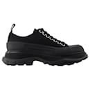 Tread  Slick Sneakers - Alexander McQueen - Canvas - Black - Alexander Mcqueen
