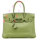 Hermès Orange Swift Birkin Retourne 30