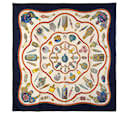 Hermès White Qu Importe Le Flacon Silk Scarf