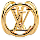 Louis Vuitton Gold Gold Plated Bijoux Fleur Louise Scarf Ring