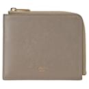 Celine Gray Leather Coin Purse - Céline