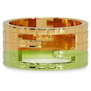 Fendi Gold Plated Wide Band Ring