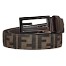 Fendi Zucca FF Buckle Belt
