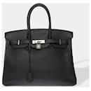 Sac HERMES Birkin 35 en Cuir Noir - 102567 - Hermès