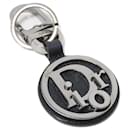 Christian Dior Black Leather Keyring
