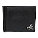 Prada Saffiano Leather Money Clip