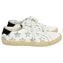  Saint Laurent Court Classic SL/06 Sneakers in White Leather