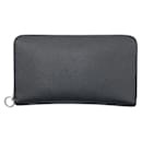 Bvlgari Black Leather Long Wallet - Bulgari