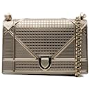 Dior Gold Medium Metallic Patent Microcannage Diorama Flap
