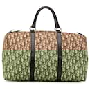 Dior Brown Diorissimo Trotter Canvas Boston