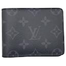 Louis Vuitton Monogram Portefeuille Slender Black Wallet