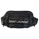 Saint Laurent Black Nylon Sling Bag