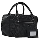 BALENCIAGA The Matelasse Hand Bag Leather Black 168031 Auth ep7429 - Balenciaga