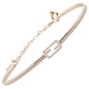 Fendi FF Gold Plated Charm Bracelet