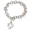 Pulseira de corrente com pingente de cruz em prata esterlina - Tiffany & Co