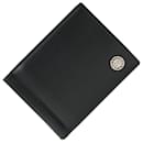 Christian Dior Bi-fold Money Clip in Black Leather