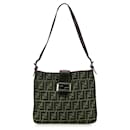 Fendi Brown Zucca Canvas Shoulder Bag