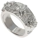 Chanel Three Symbols Diamond Ring in 18K White Gold