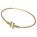 Pulseira feminina de fio de diamante T Tiffany 0,24 ct - Tiffany & Co