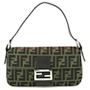 Fendi Zucca Mamma Baguette Shoulder Bag