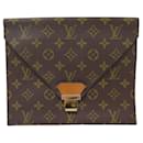 VINTAGE LOUIS VUITTON SENATEUR MONOGRAM CANVAS CLUTCH POUCH BAG - Louis Vuitton
