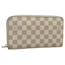 LOUIS VUITTON Damier Azur Zippy Organizer Long Wallet N60012 LV Auth KD108 - Louis Vuitton