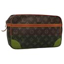 LOUIS VUITTON Monogram Compiegne 28 Clutch Bag M51845 LV Auth BD556 - Louis Vuitton